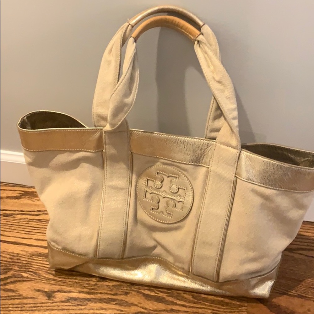 Canvas Tory Burch Tote